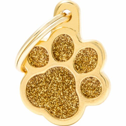 Myfamily Shine Pote Glitter Id Tag Gull