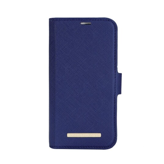 Onsala iPhone 14 Pro Flip-Cover Lommebokdeksel Marineblå PU