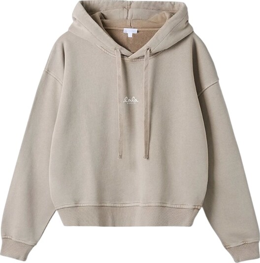 Lala Berlin Hettegenser Vasket Beige Lala Berlin S Small Hettegenser Lala Berlin Hettegenser Vasket Beige Lala Berlin S Small Hettegenser