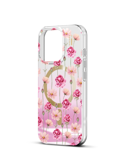 Ideal Of Sweden Mirror MagSafe Case  iPhone 16 Pro Max Rose Blush Floral