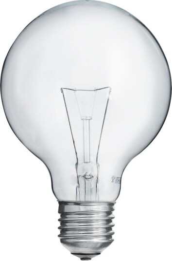 Unison Glob 80mm klar E27 40W – Stemningsfullt lys