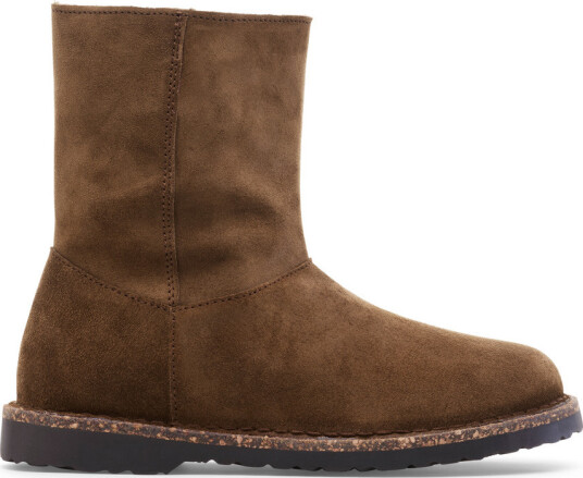 Birkenstock Women"s Uppsala Zip Shearling Leve R Dark Tea 37