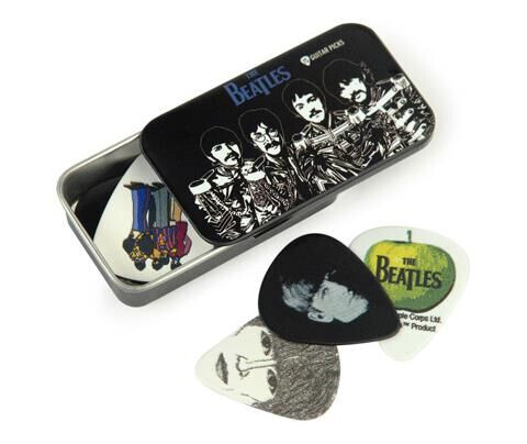Planet Waves 1cab4-15bt3 Plekter Beatles Sgt. Peppers 15-Pakning I Tinnboks