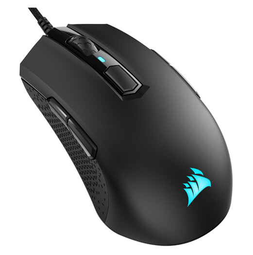 Corsair M55 RGB PRO - Black - Gaming mus - Optisk - 8 - Svart med RGB-lys