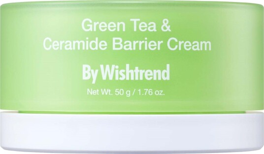 By Wishtrend Green Tea & Ceramide Barrier Cream 50g - Ansiktskrem for Fuktighetsbarriere