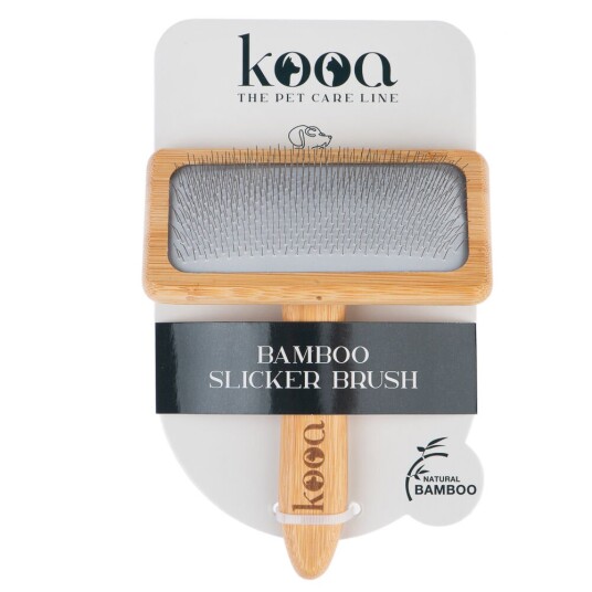 Kooa Striglebørste Av Bambus L 15.5 X B 12.2 cm Kooa Striglebørste Av Bambus L 15.5 X B 12.2 cm