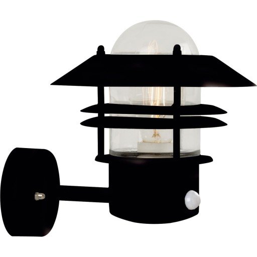 Nordlux Blokhus Up Vegglampe w/Sensor Black