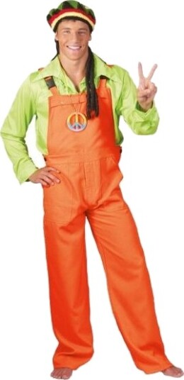 Espa Neon Oransje Heldrakt Kostyme Espa Neon Oransje Heldrakt Kostyme