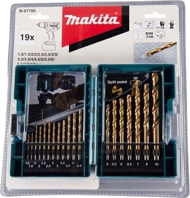 Makita B 67795 Drill Bit 19 Pieces