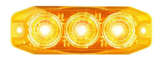LEDAutolamps Led Autolamps M11 Led Multifunksjonslampe Blinklys Bakover Oransje Glass
