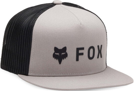 FOX Absolute Mesh Snapback-hette en størrelse Svart Grå FOX Absolute Mesh Snapback-hette en størrelse Svart Grå