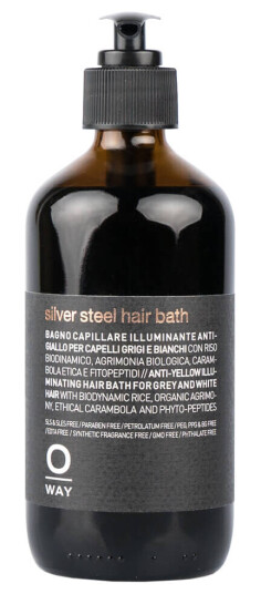 Oway Silver Steel Glansgivende Sjampo 240 ml for Farget Hår Oway Silver Steel Glansgivende Sjampo 240 ml for Farget Hår