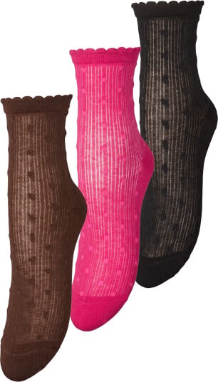 Becksöndergaard Dotia Sheer Sock 3 Pack Black 37 39