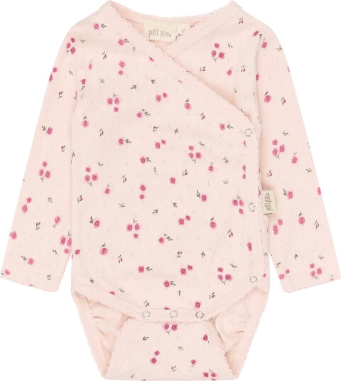 Petit Piao Ppdio L_S Body Fold Pointelle Nb Pink 44 Petit Piao Ppdio L_S Body Fold Pointelle Nb Pink 44