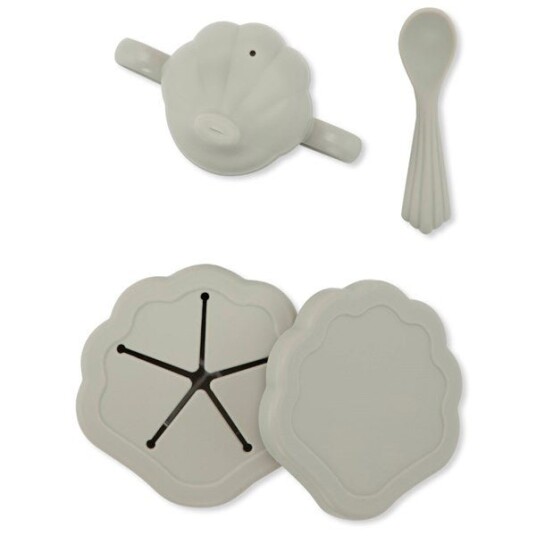 Konges Sløjd Silikon Clam Dining Set L"eau