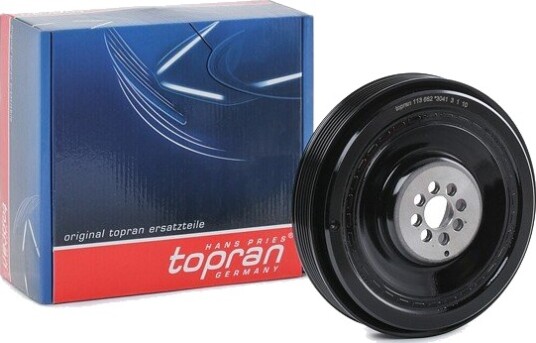 TOPRAN 113 662 Remskive, veivaksel TOPRAN 113 662 Remskive, veivaksel