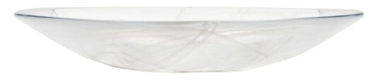 Kosta Boda Contrast fat 380 mm Hvit-hvit Kosta Boda Contrast fat 380 mm Hvit-hvit