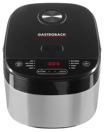 Gastroback Design Multicook Pro Multicooker Svart Rustfritt Stål