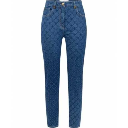 Elisabetta Franchi Dame Jeans Blå W25