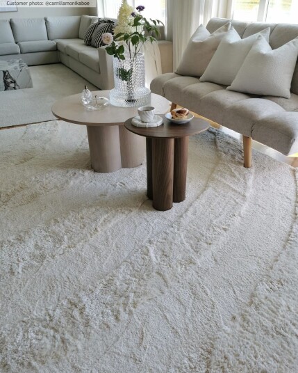Ryetepper Vienne offwhite Størrelse: 240 x 340 cm