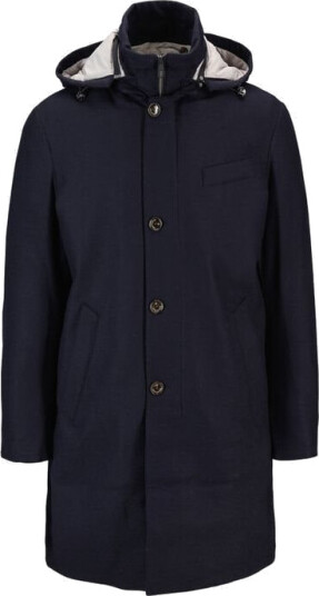 Coat Loro Piana Rainsystem - Dark Blue