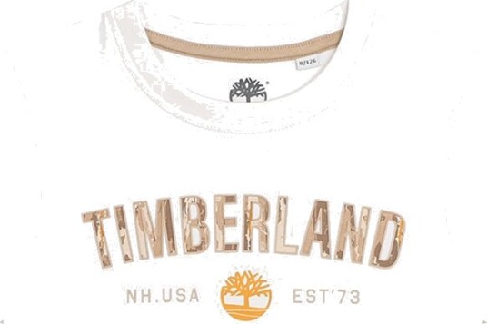 Timberland T skjorte Hvit Timberland 6 år 116 T skjorte