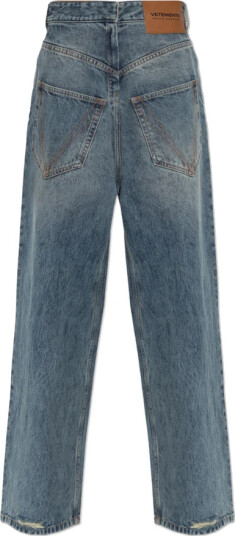 Vetements Dame Jeans Blå W27, Vetements Dame Jeans Blå W27,