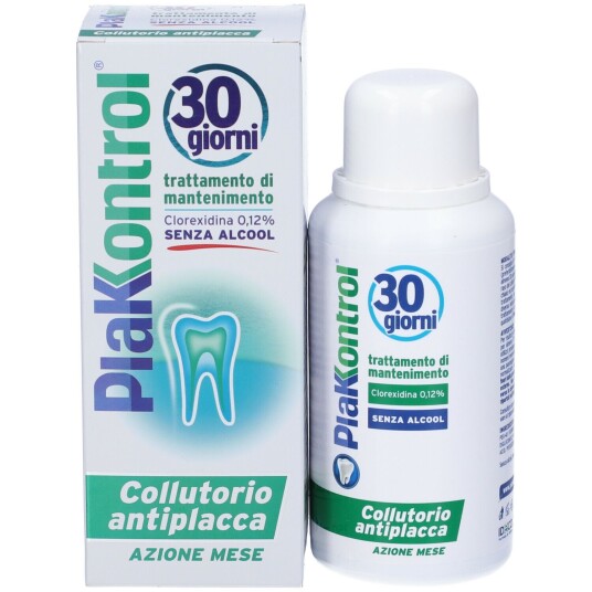 Klorheksidin Munnvann 0.12 % PLAKKONTROL 30 Days 250 ml Klorheksidin Munnvann 0.12 % PLAKKONTROL 30 Days 250 ml