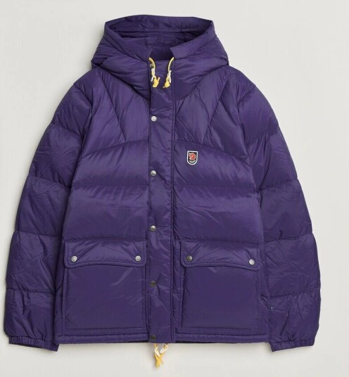 Fjellreven Expedition Down Lite Jacket Dark Violet