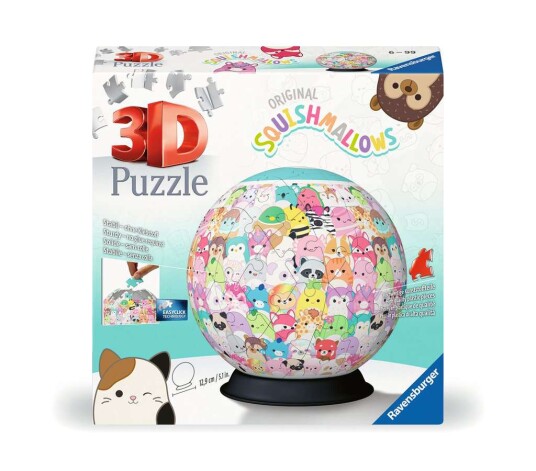 Ravensburger Puzzle Squishmallows 3D Ball 72p Ravensburger Puzzle Squishmallows 3D Ball 72p