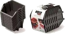 Prosperplast Trukcet 8 Bineer Short 10 Stk Juoda 206X118x144mm Kbiss15 S411 Prosperplast Trukcet 8 Bineer Short 10 Stk Juoda 206X118x144mm Kbiss15 S411