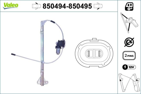 Vindusheis VALEO 850495