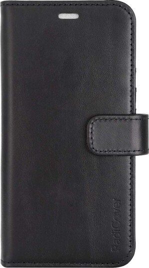 RADICOVER 2in1 3 kort Anti stråling RFID iPhone 14 Pro Svart Skinn