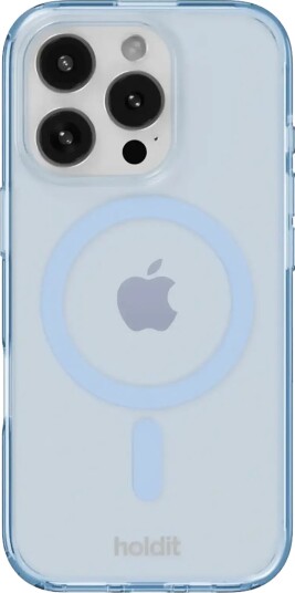 Holdit Transparent Case Magsafe iPhone 16 Pro Mineral Blue
