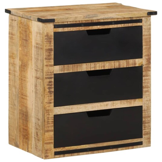 Skjenk med 3 skuffer 55x35x60 cm heltre mango 8721012372207