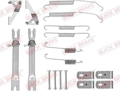 Tilbehørsett bremsesko QUICK BRAKE 105 0015S