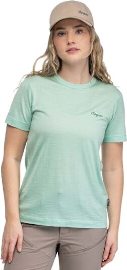 Bergans Of Norway Bergans Women"s Logo Merino Tee Mint Crush S