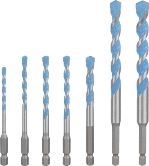 Bosch Borsæt Hex Multiconstruct 4-12Mm 7 Dele