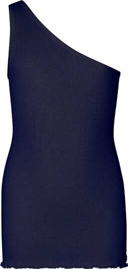 Rosemunde Topp Rib En skulder Navy Rosemunde 14 år 164 Singlet Blå