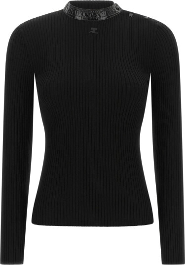 Courrèges Dame Strikkevarer Svart M,