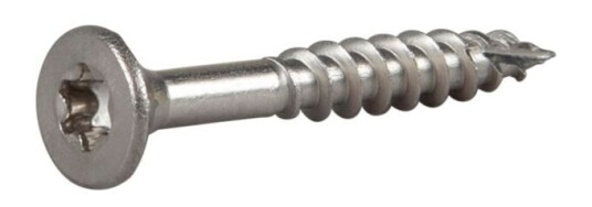 ESSVE ESSDRIVE Treskrue 4 mm Ø, forsenket, A2 30 mm, 20-pakning