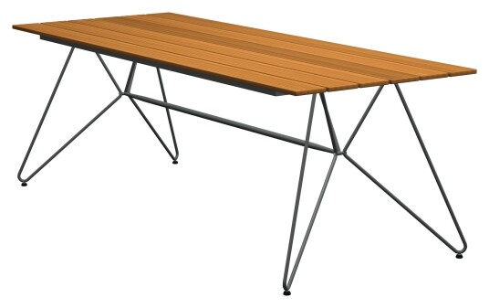 HOUE - SKETCH Hagebord 220x88 - Bambus/Metall HOUE - SKETCH Hagebord 220x88 - Bambus/Metall