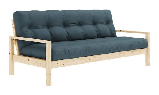 Karup Design Knob Sovesofa, Lakkert furu, Petrol Blue Unoliving 1733433-09-0 1733433-18-0 Karup Design Knob Sovesofa, Lakkert furu, Petrol Blue Unoliving 1733433-09-0 1733433-18-0
