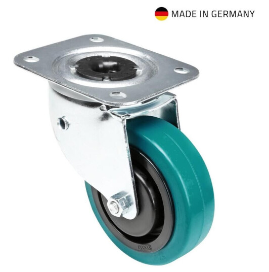 Tente 37037 Swivel Castor 100 Mm With Petrol Wheel, Directional