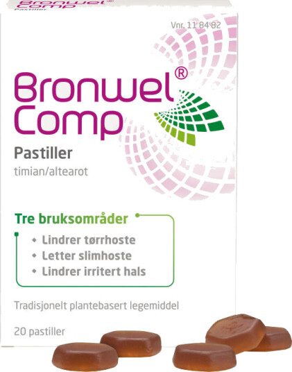Bronwel Comp Pastiller, 20 stk.