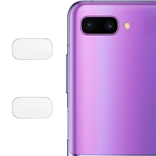 IMAK Samsung Galaxy Z Flip IMAK Beskyttelses Glass til Kameralinse - Gjennomsiktig (2 stk.)