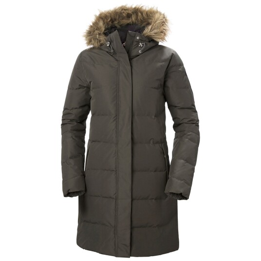 Helly Hansen Dame Aden Dun Colder Days Lang Parka Grønn XL SvartXL Helly Hansen Dame Aden Dun Colder Days Lang Parka Grønn XL SvartXL