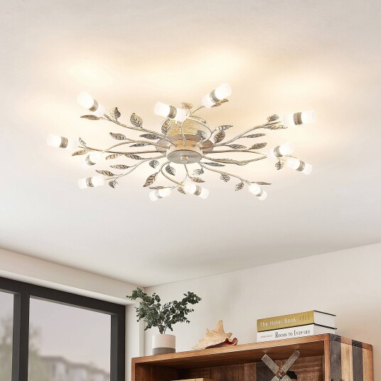 Lindby Bolonia LED-taklampe, hvit