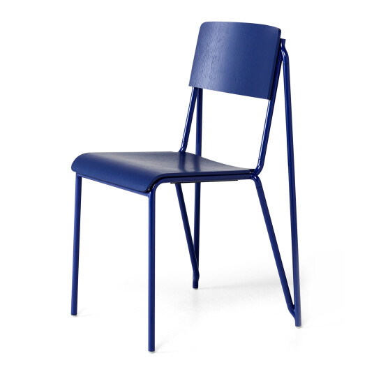HAY Petit Standard Ultramarine Blue Stained Oak / Ultramarine Powder Coated Steel