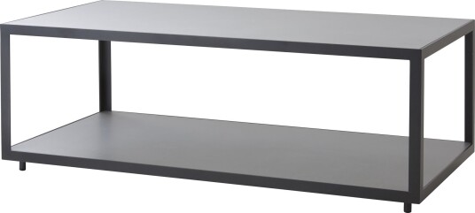 Cane-line Level bordplatesett til Sofabord, Grå, 120x60